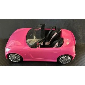 Mattel Barbie Fuschia Pink 2 Door Convertible 2 seater car 1/6 Doll Scale 2009